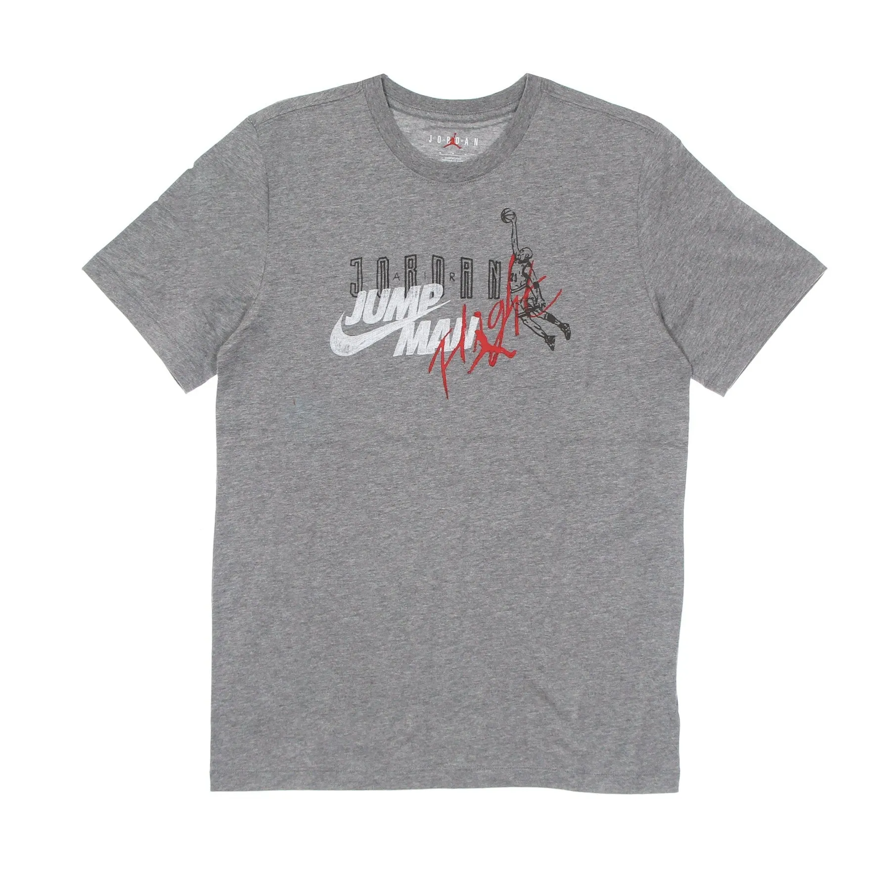 Maglietta Uomo Brand Graphic Crew Carbon Heather