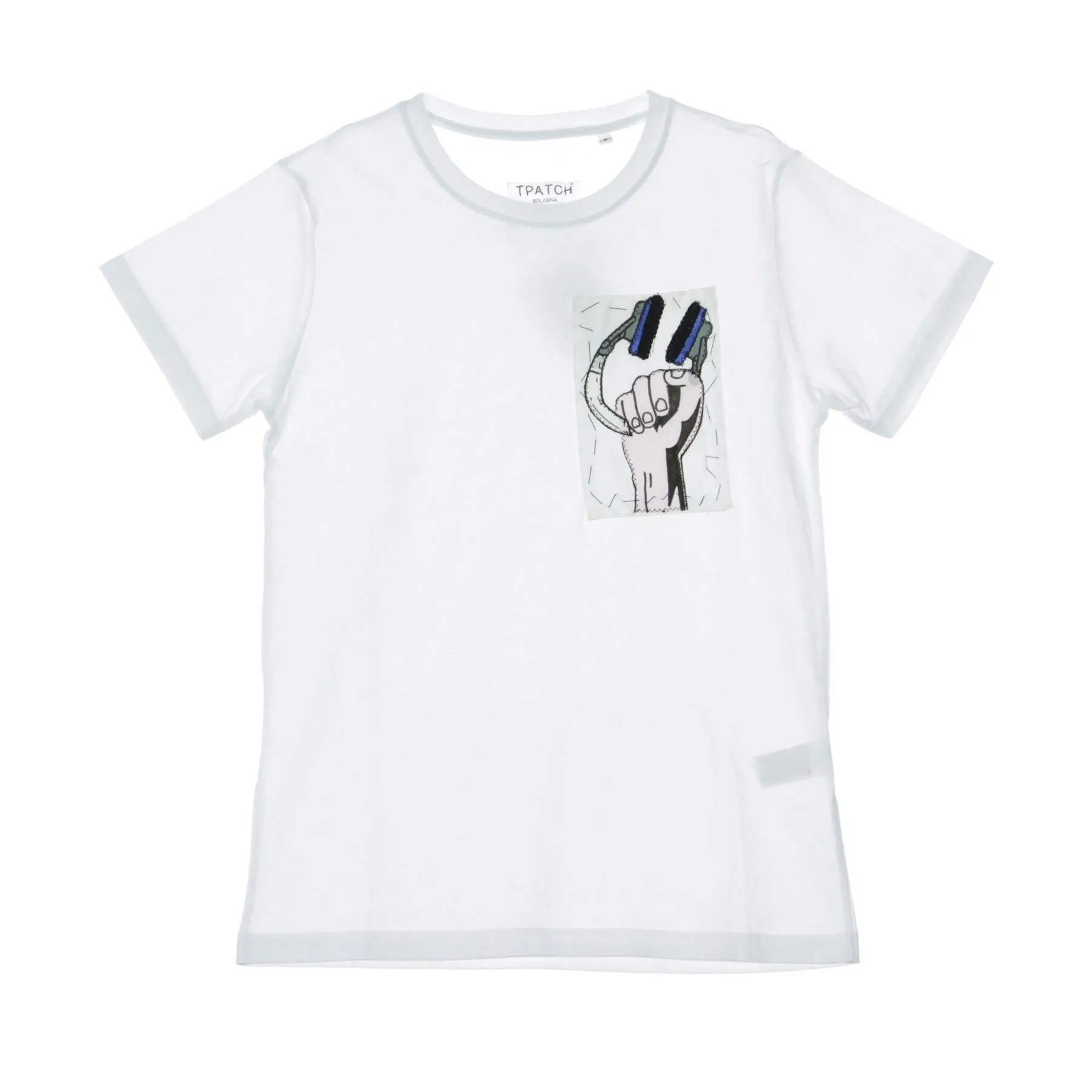 Maglietta Uomo Cuffie White