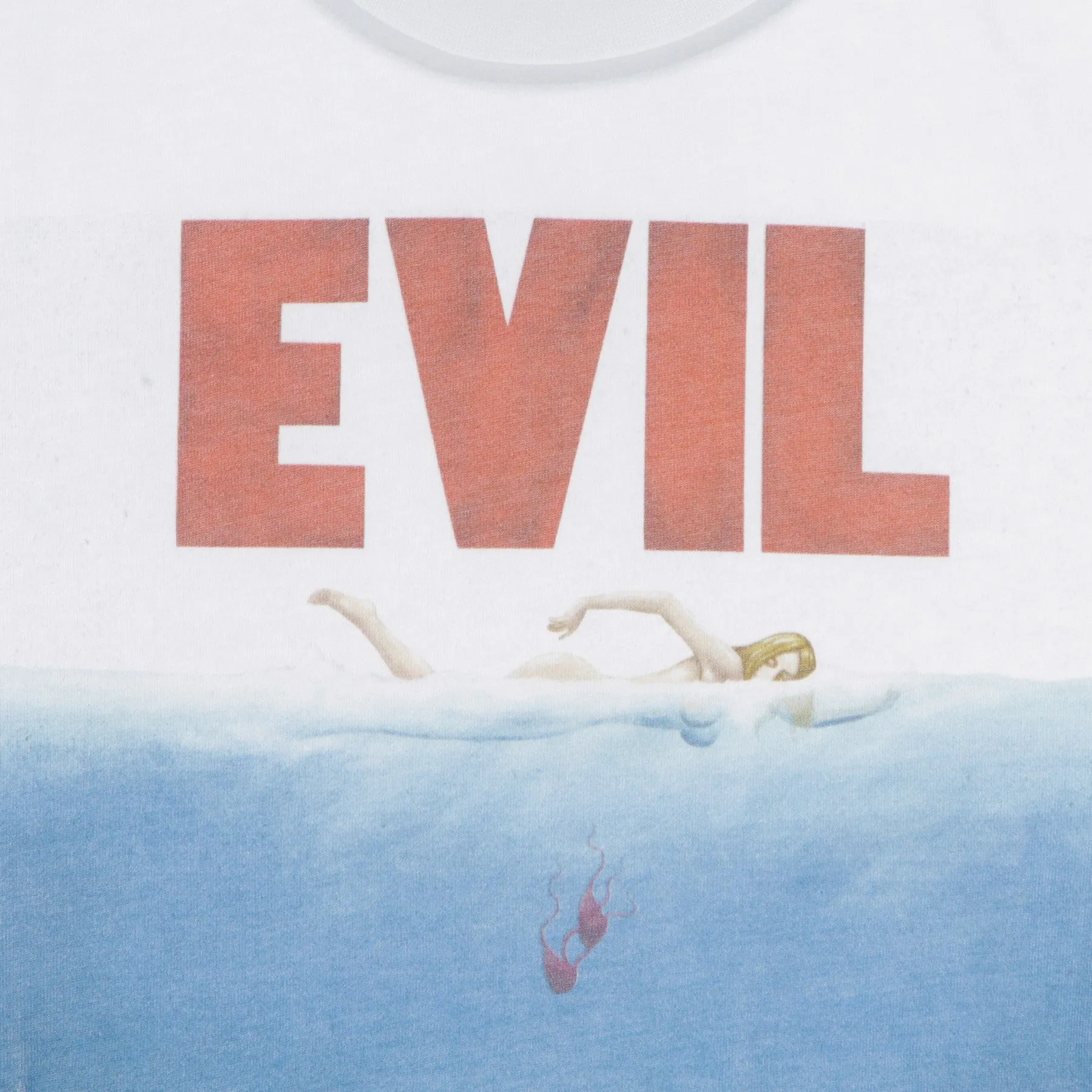Maglietta Uomo Evil Jaws White