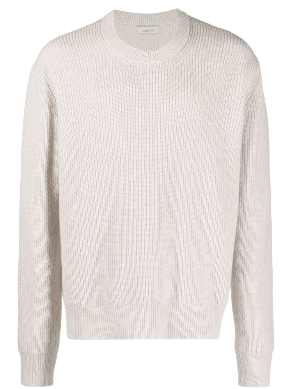 Maglione a girocollo in bianco - uomo