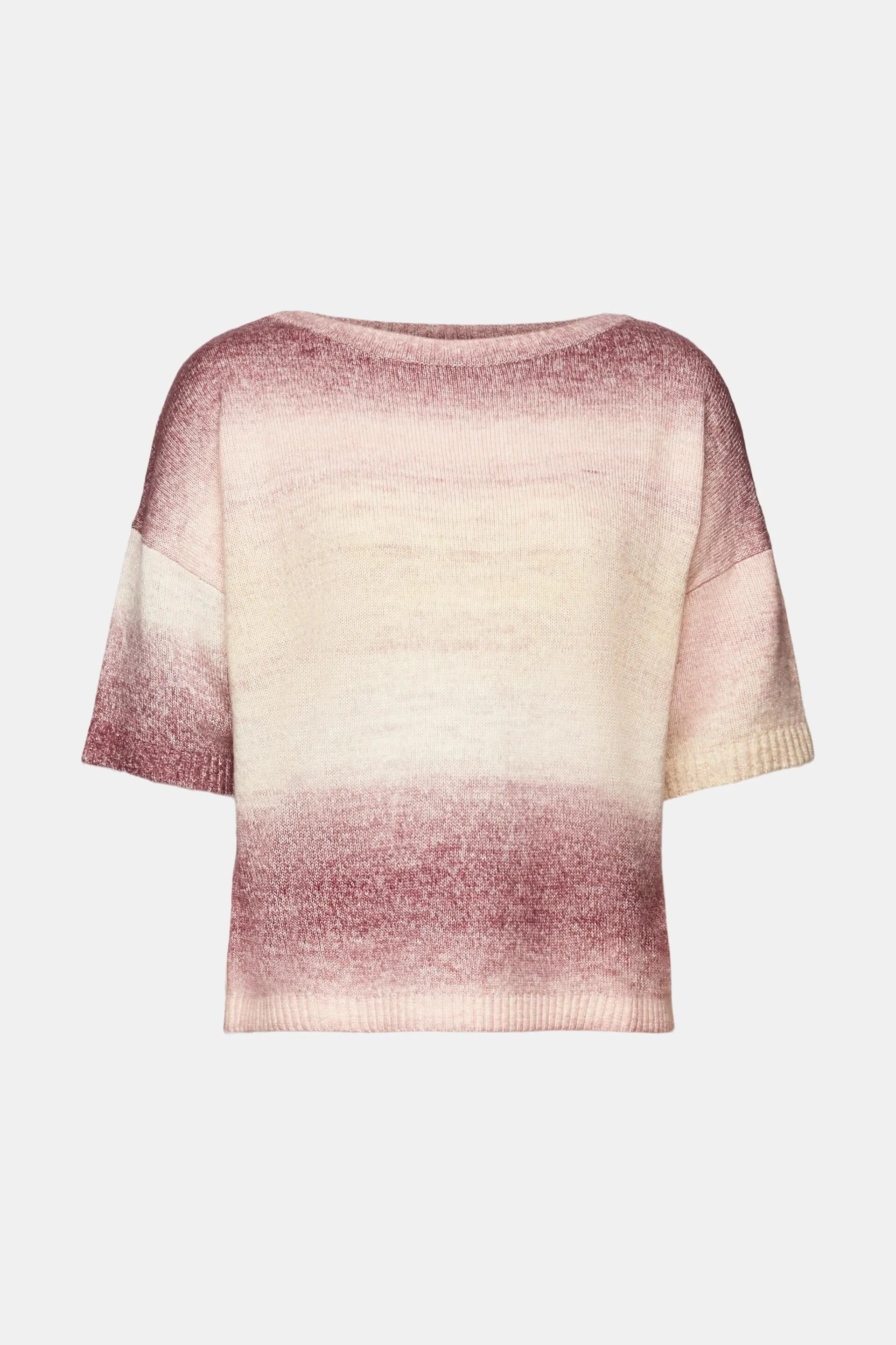 Maglione a maniche corte, misto cotone