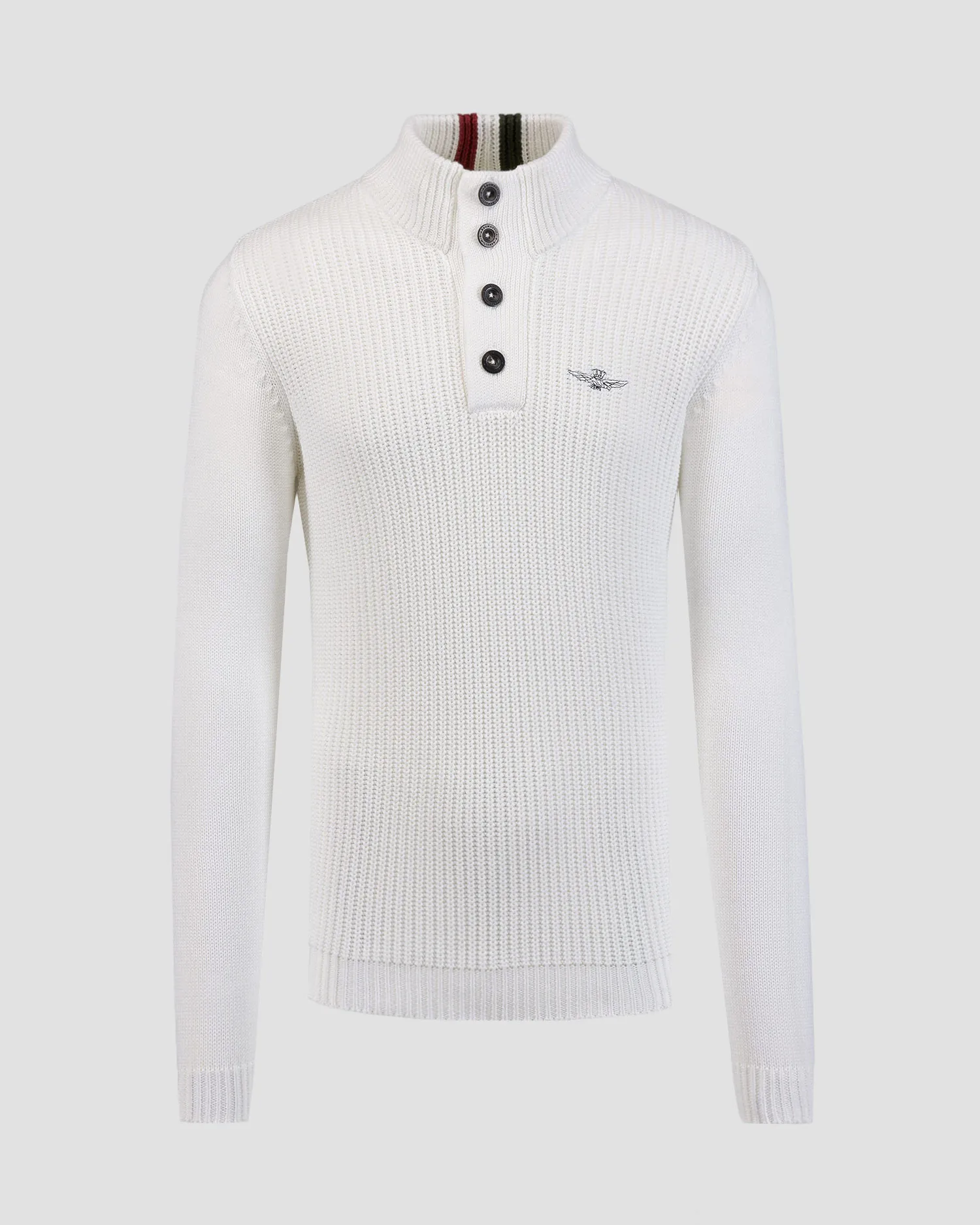 Maglione bianco da uomo Aeronautica Militare 242MA1452L409-73062