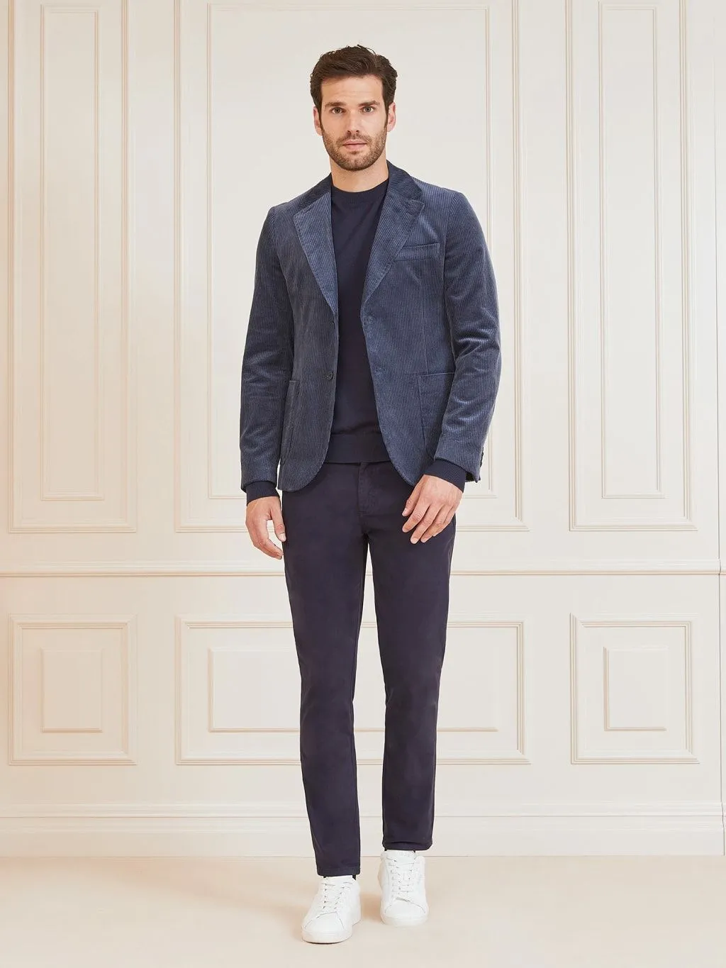 Maglione girocollo in lana marciano