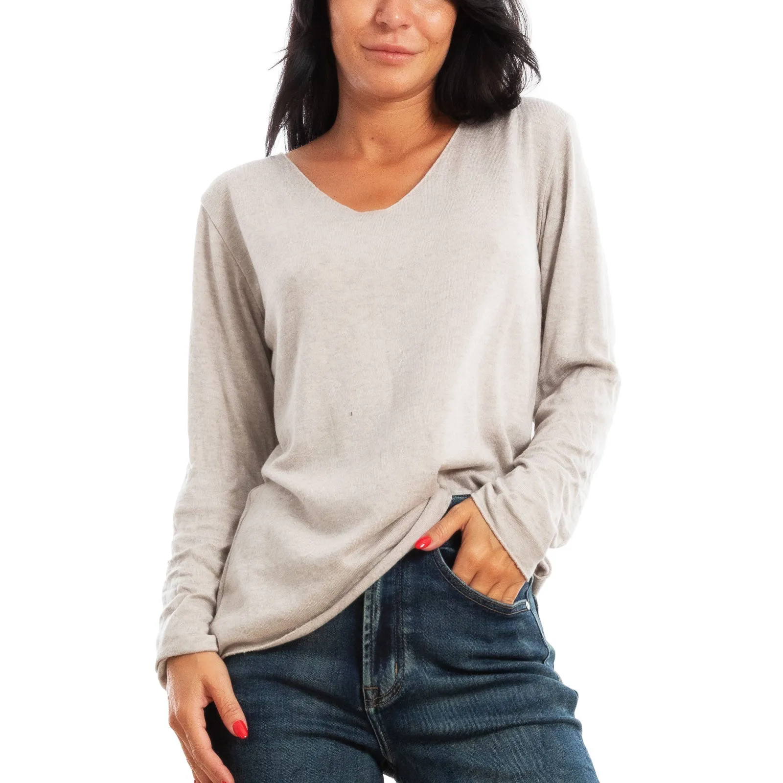 Maglione Scollo V Morbido Invernale Toocool Vb-2025