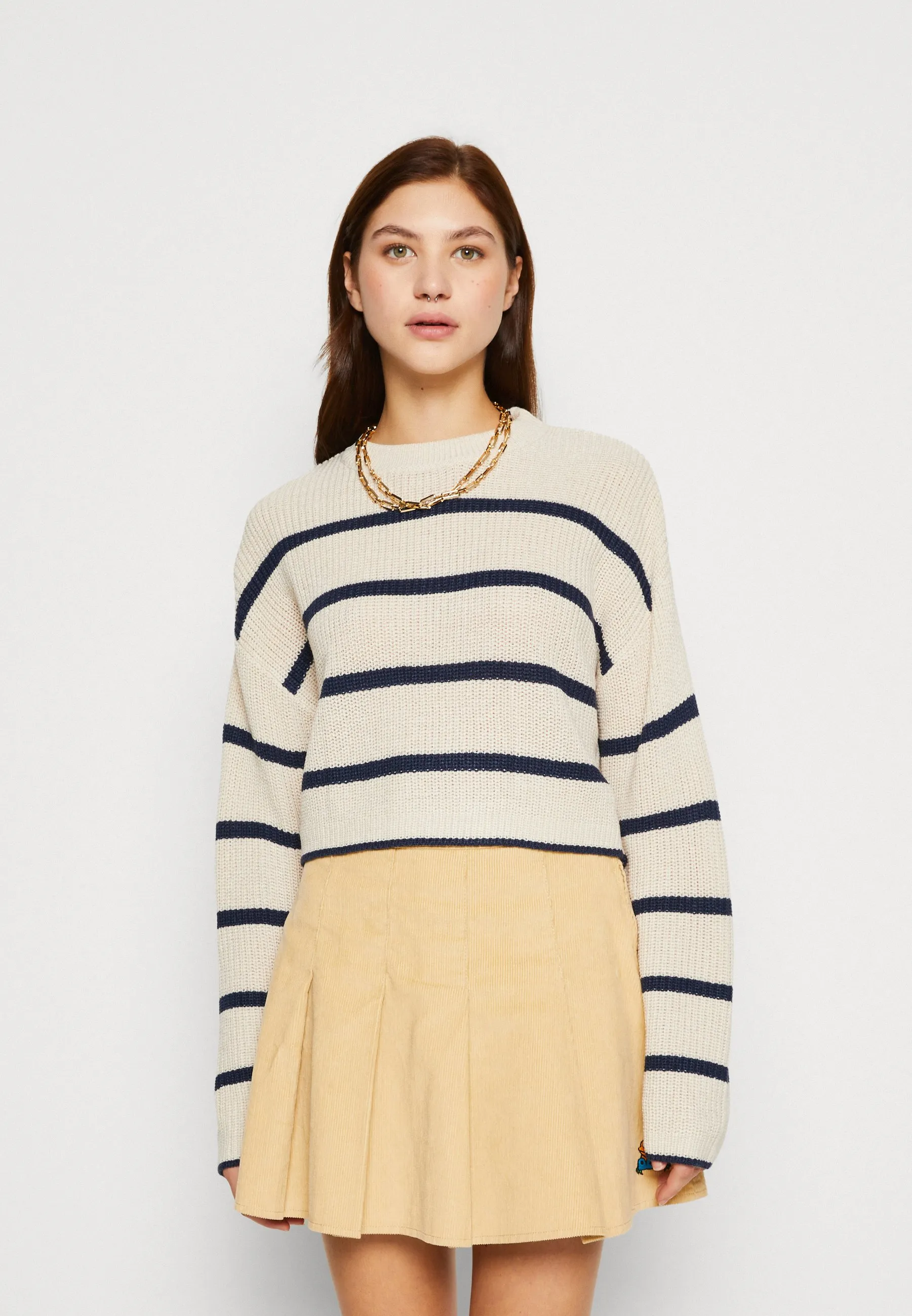 MALAVI L/S CROPPED NOOS - Maglione