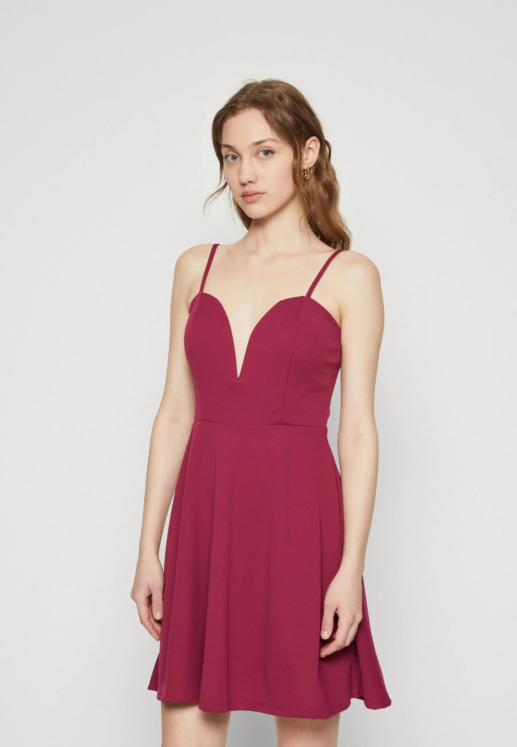 MARIE V NECK SKATER - Vestito di maglina