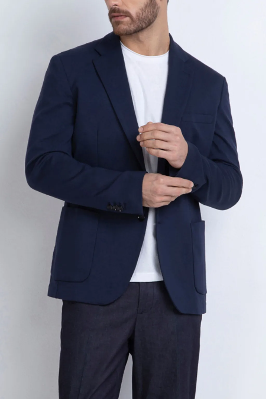 MARKUP BLAZER  MONOPETTO BLU 696155