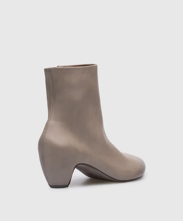 Marsell Stivaletti Stonda Tronchetto in pelle grigia MW8390091
