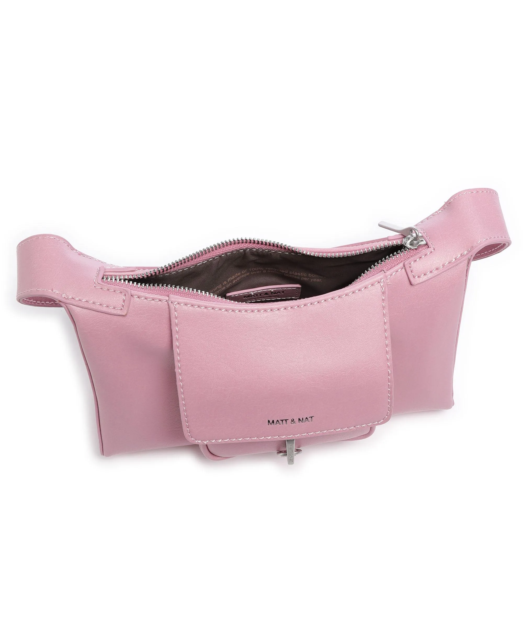  Matt & Nat Vintage Loti Borsa a spalla pelle sintetica rosa  