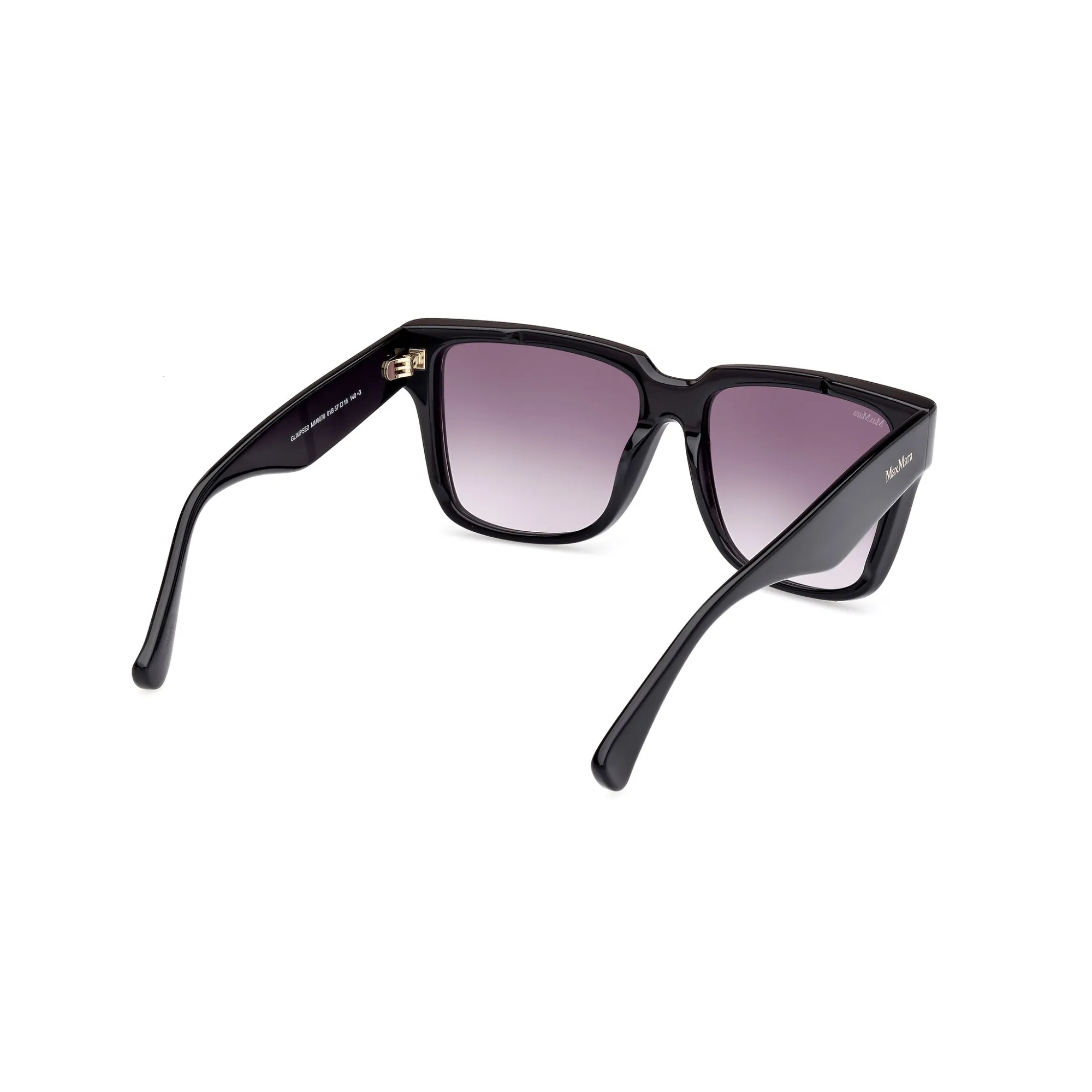   Max Mara MM 0078 GLIMPSE2 - 01B Nero Lucido | Occhiale Da Sole Donna 