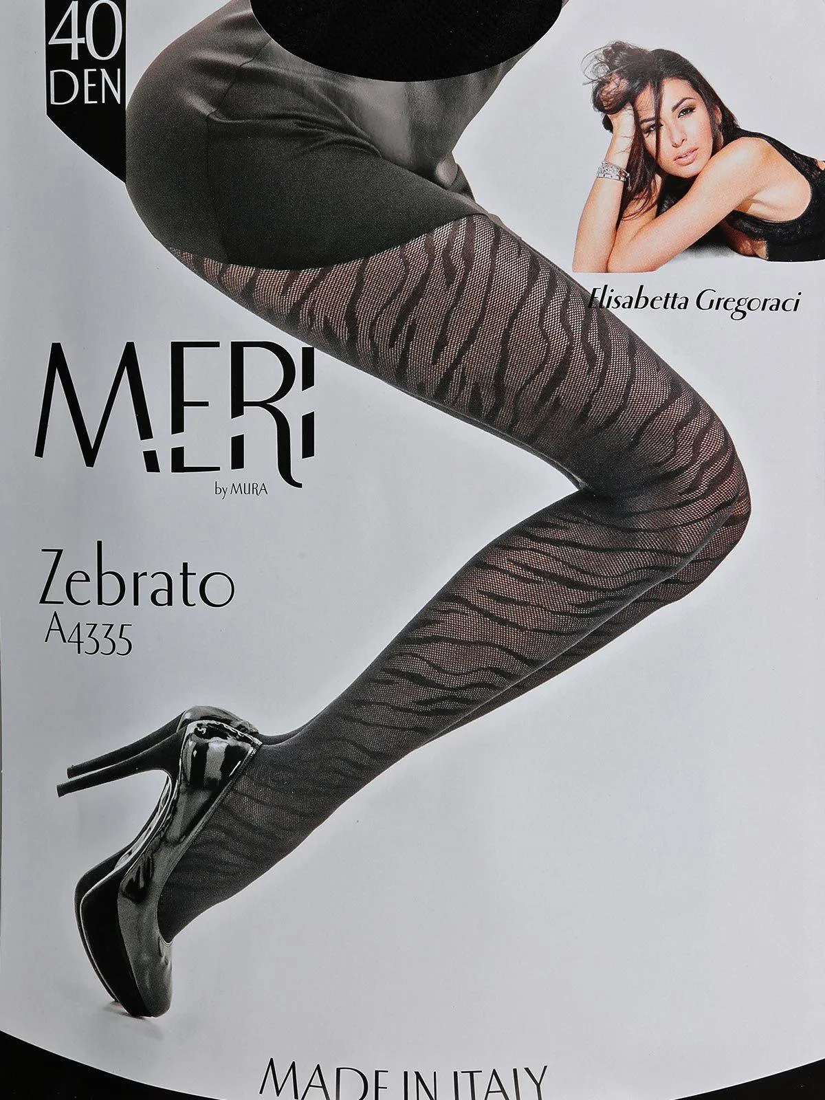 Meri 40 Denari Zèbre Collants A4335