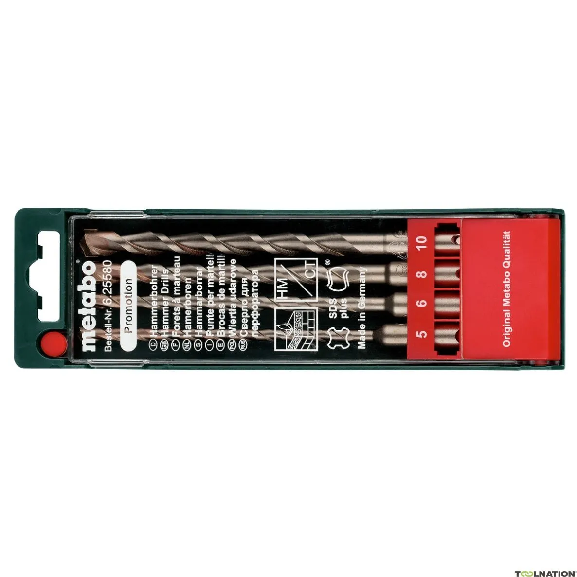 Metabo Accessori 625580000 Set di punte SDS-plus-SP da 4 pezzi
