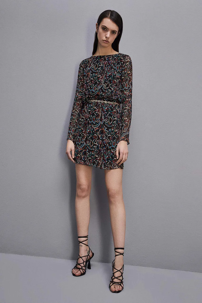 Minikleid mit Muster