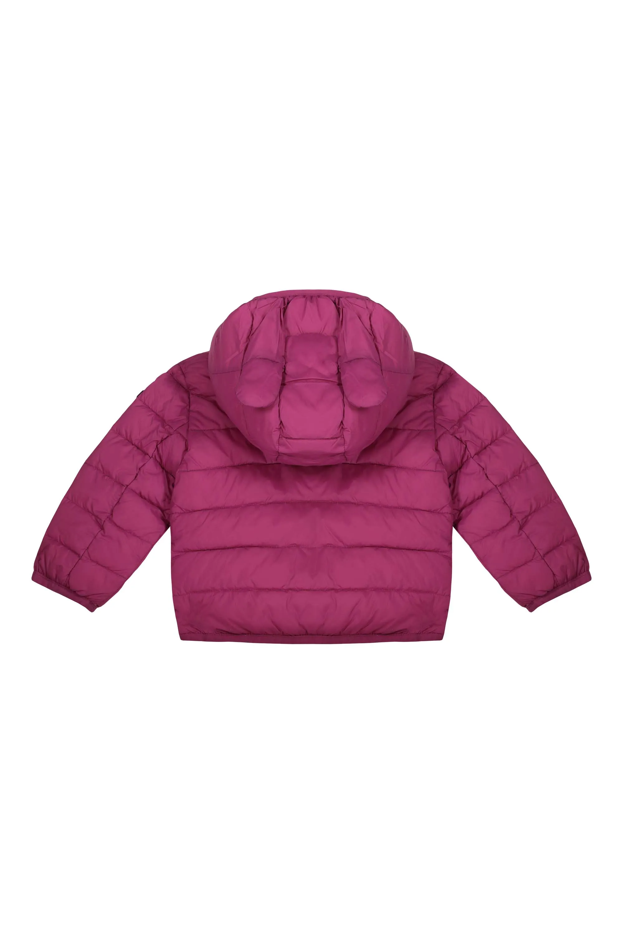 MISHA BABY JUNIOR – Fuchsia quilted ears hoody down jacket