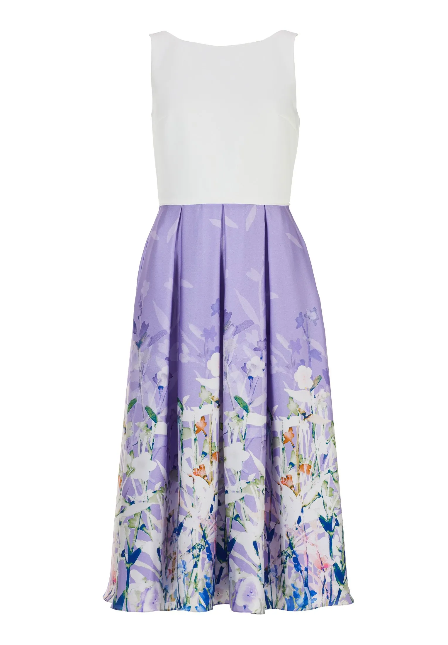 MIT BLUMIGEM BORDÜRENDRUCK - Vestito estivo