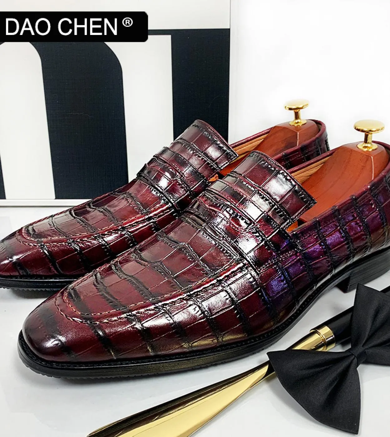 Moda uomo scarpe di lusso rosso nero Christian Louboutin scarpe mens mocassini di lusso