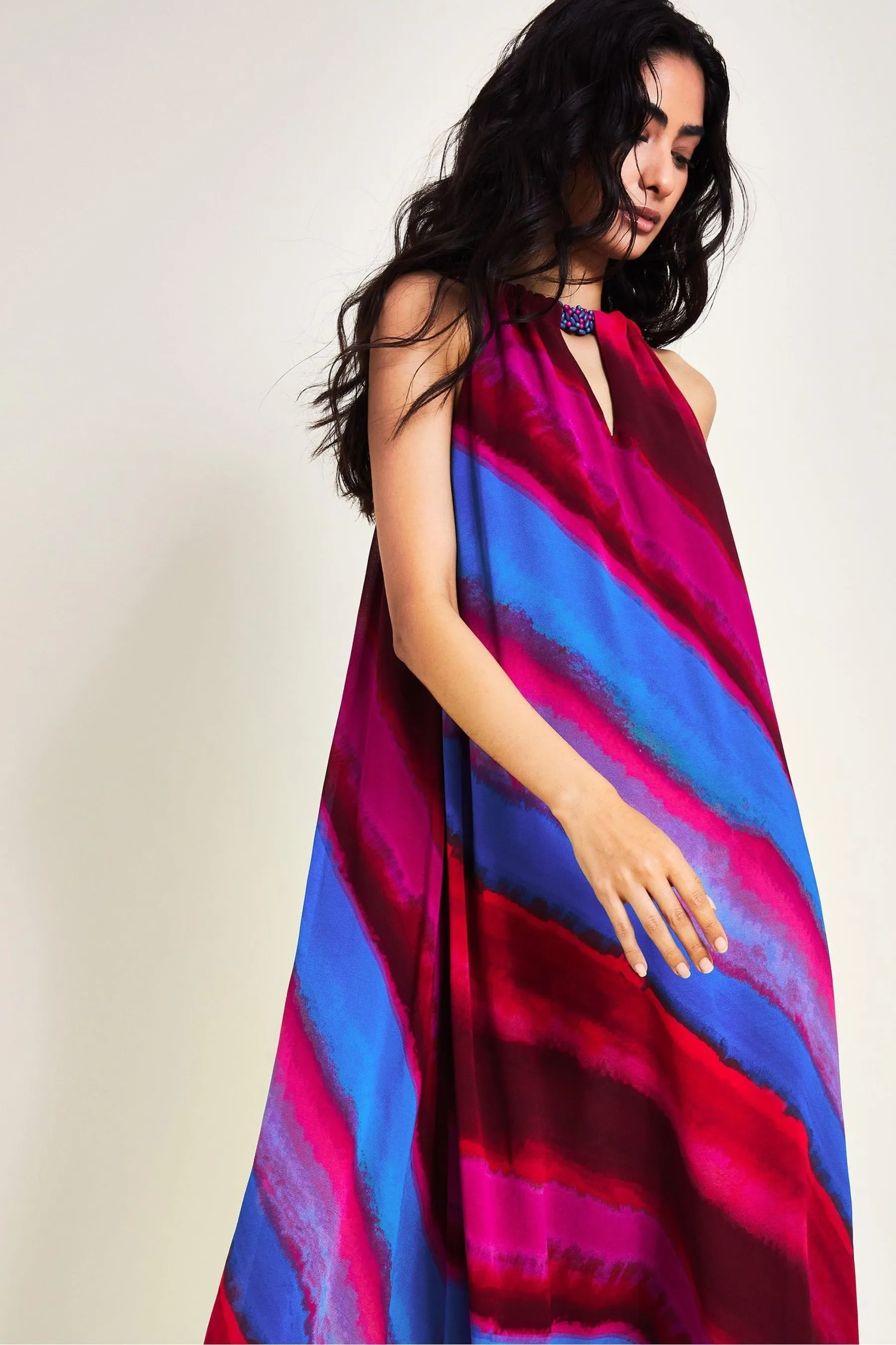 Monsoon - Eliza - Abito con scollo all'americana perline