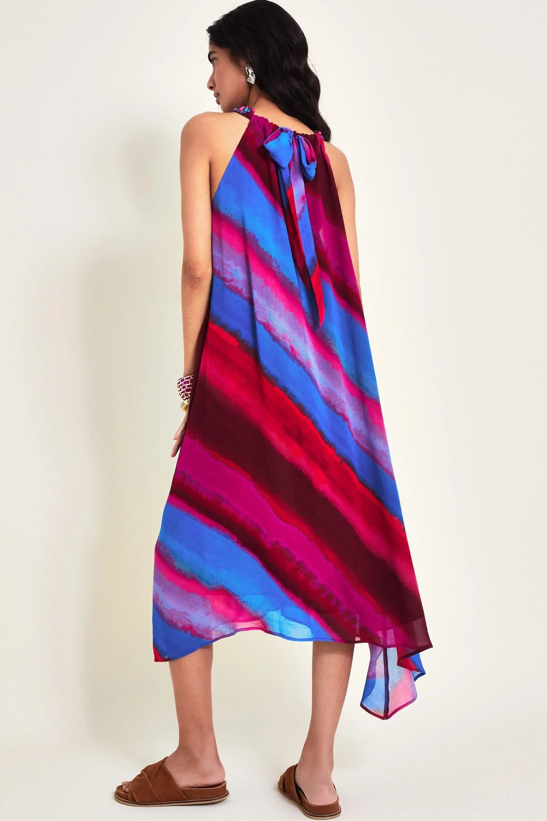 Monsoon - Eliza - Abito con scollo all'americana perline
