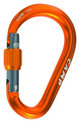 Moschettone a ghiera Camp Core Lock arancione
