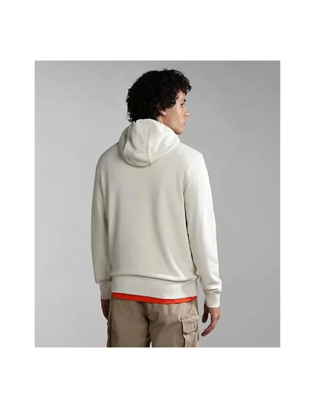 Napapijri Ayas White Whisper Felpa con cappuccio