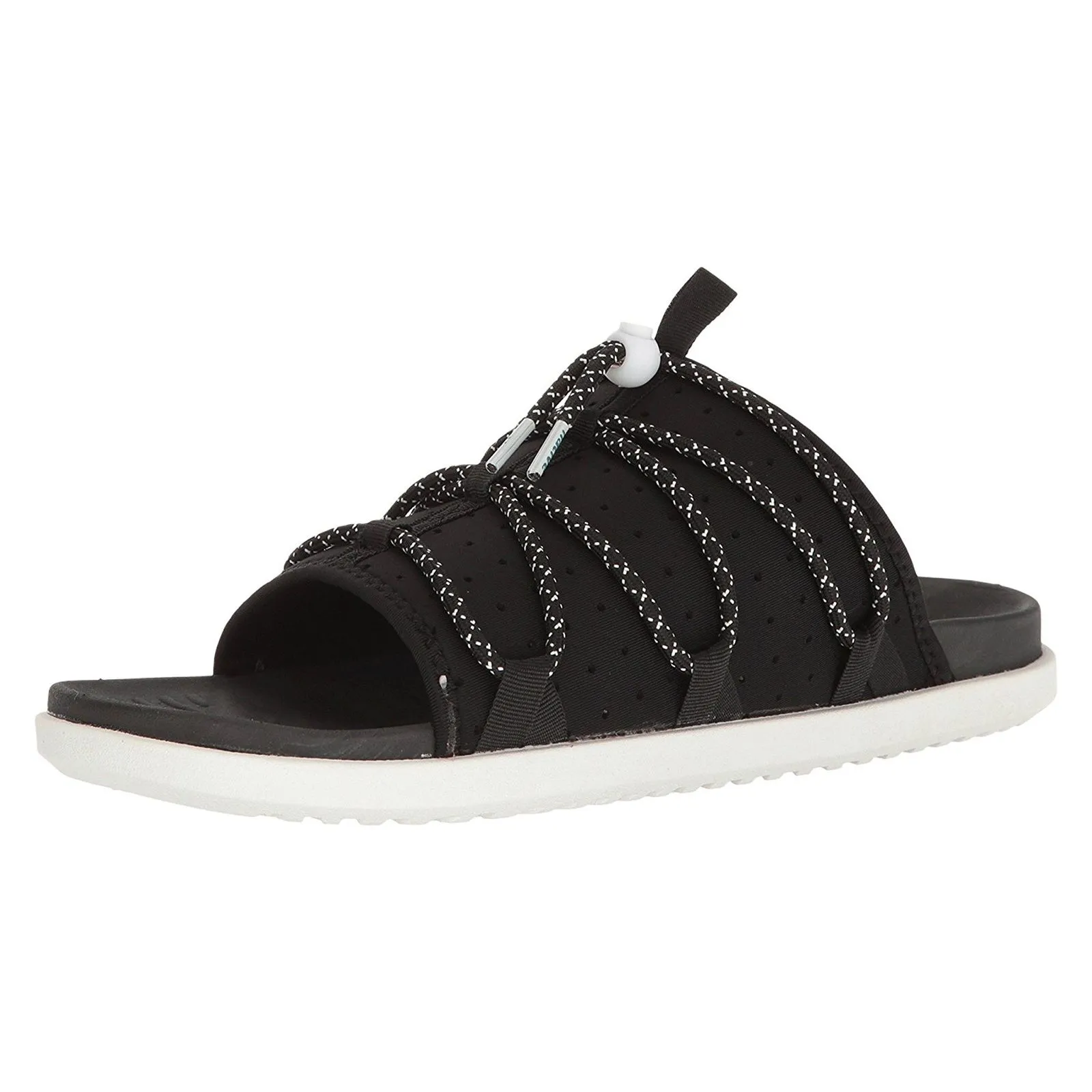 Native Palmer - Jiffy Black / Shell White - Sandali Uomo / Donna Neri    