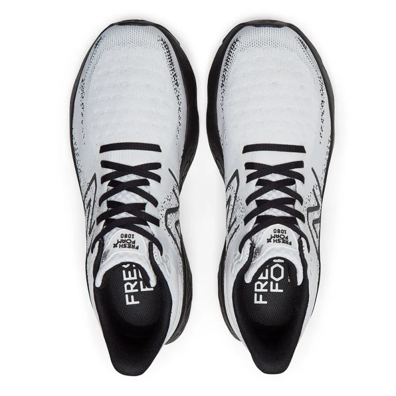 New Balance Fresh Foam 1080V12 Bianco Nero - Scarpe Running Uomo