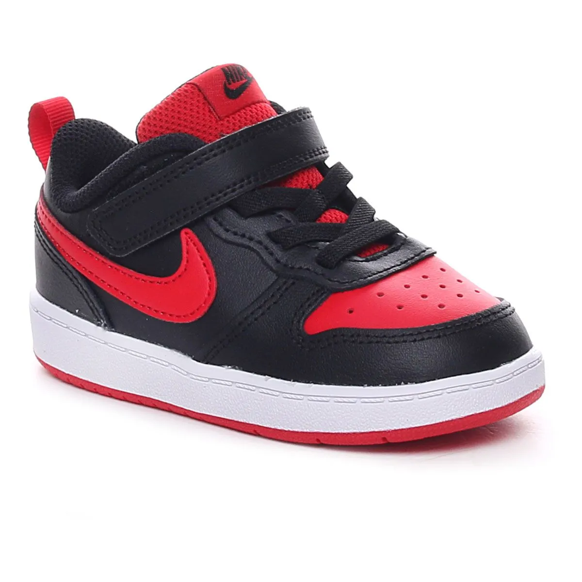 Nike Court Borough Low 2 Bambino Rosso Nero