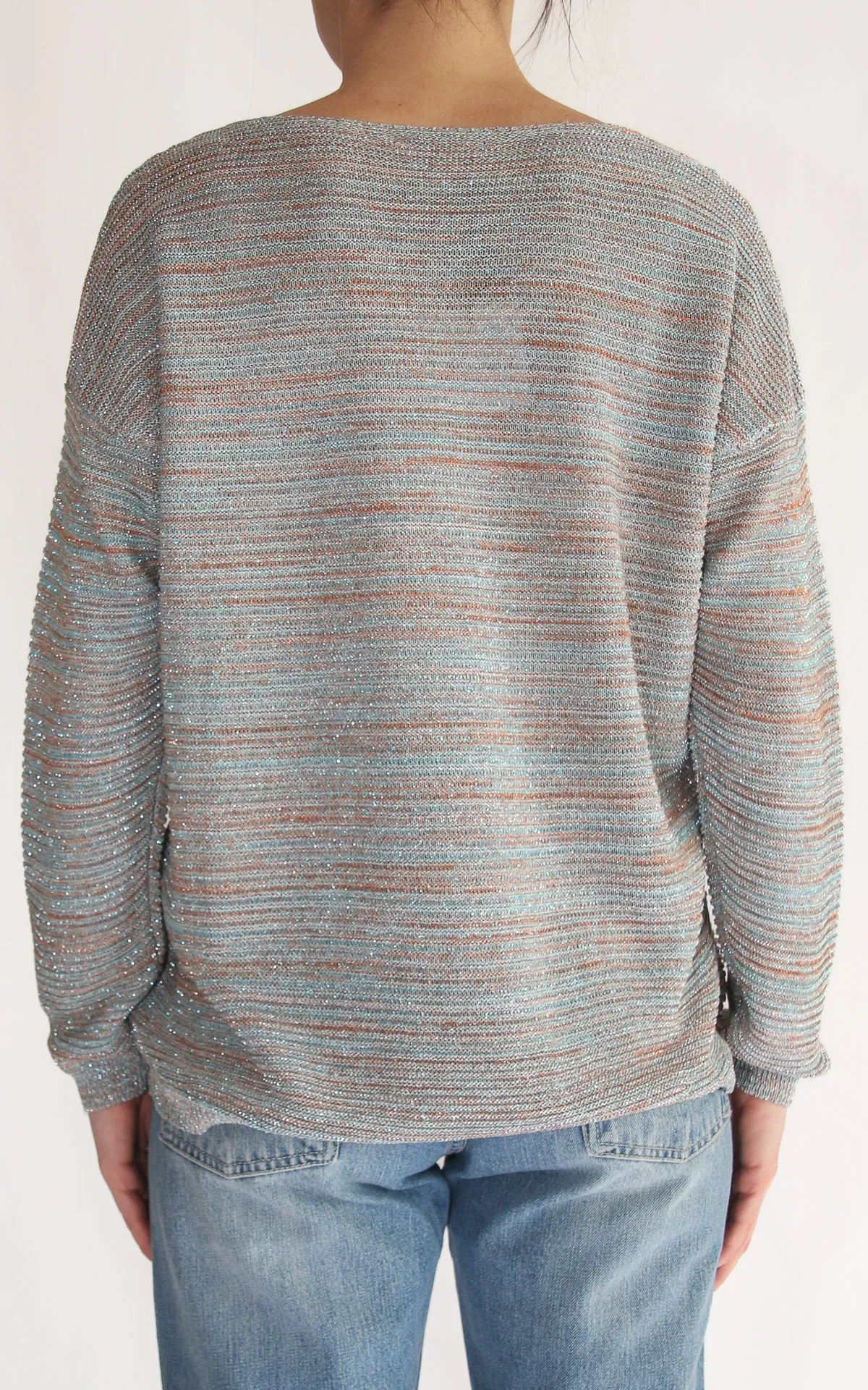 Off-on – Maglia lurex – Turchese