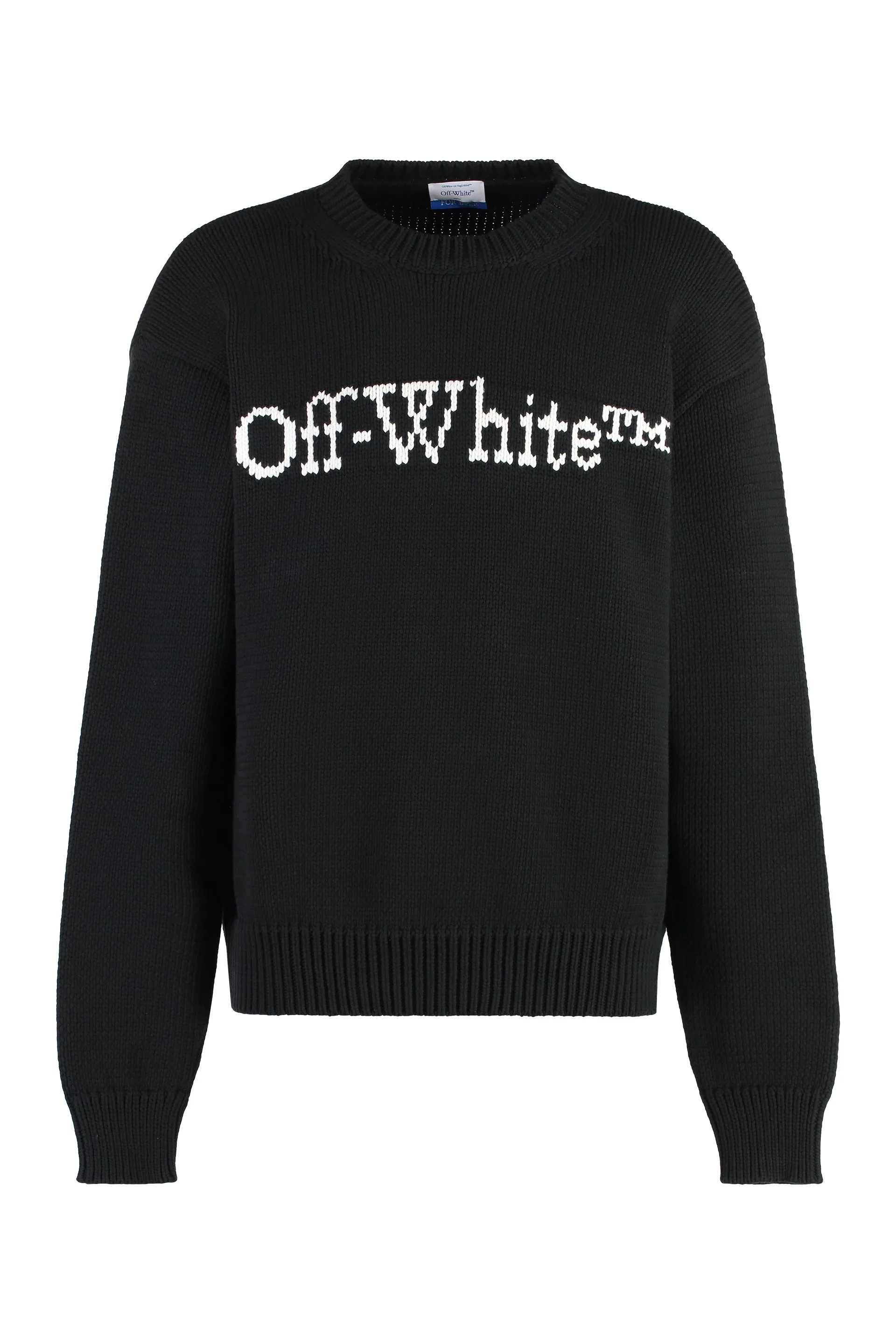 Off-White Maglione girocollo in cotone