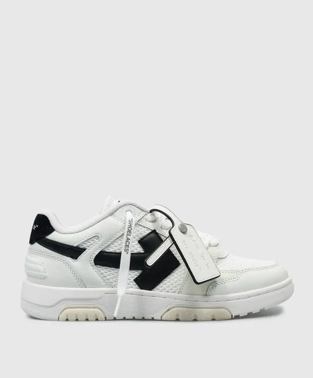 Off-White Sneakers combo bianche Slim Out Of Office con logo OWIA276C99LEA002