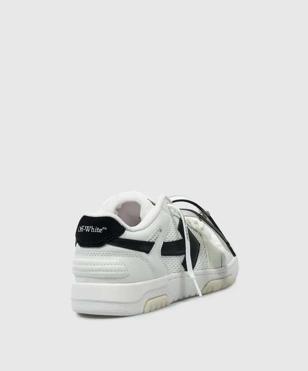Off-White Sneakers combo bianche Slim Out Of Office con logo OWIA276C99LEA002