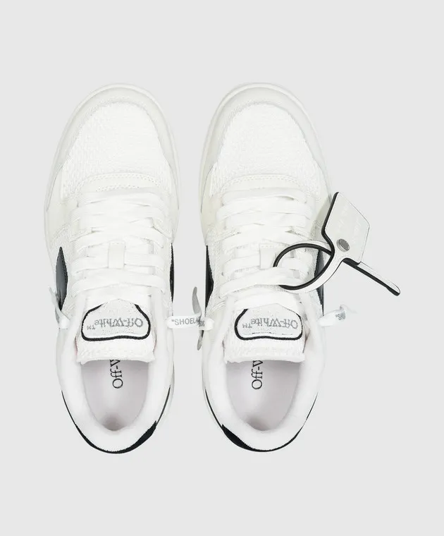 Off-White Sneakers combo bianche Slim Out Of Office con logo OWIA276C99LEA002