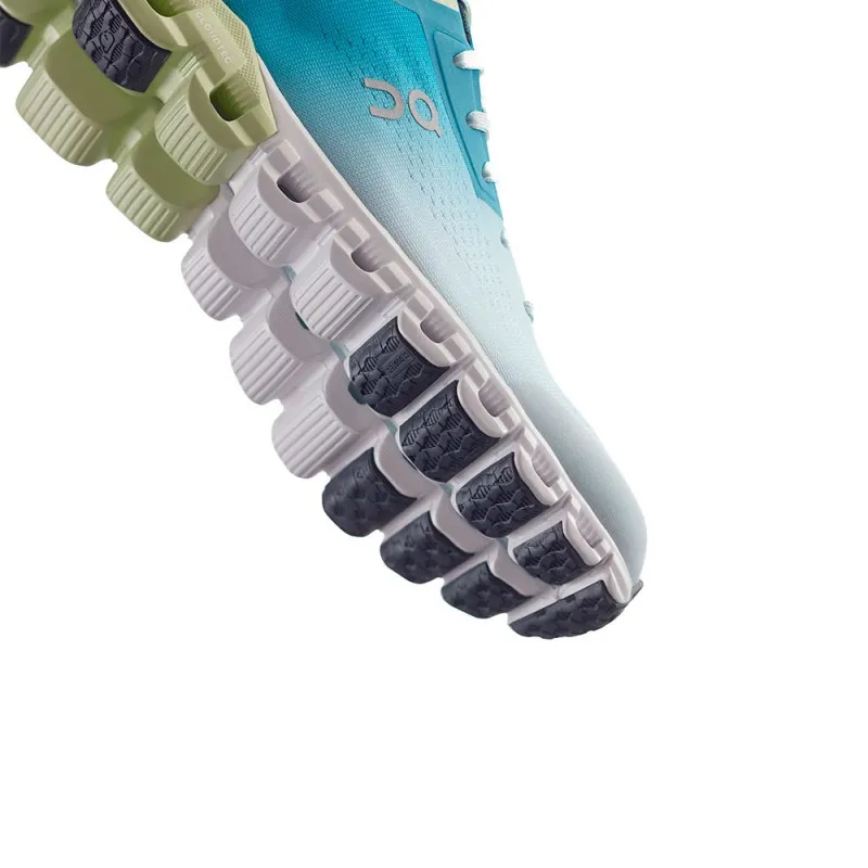 On Cloudflow Azzurro Bianco - Scarpe Running Donna