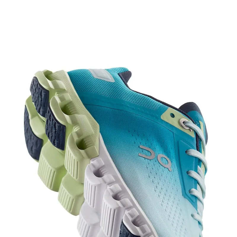 On Cloudflow Azzurro Bianco - Scarpe Running Donna