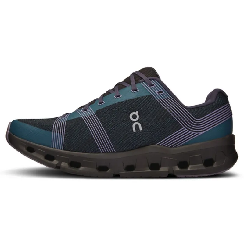 On Cloudgo Nero Viola - Scarpe Running Uomo