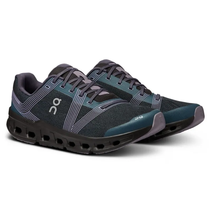 On Cloudgo Nero Viola - Scarpe Running Uomo