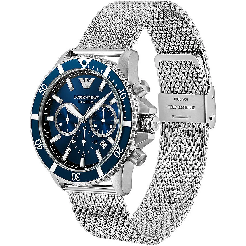 orologio cronografo uomo Emporio Armani World Explorer