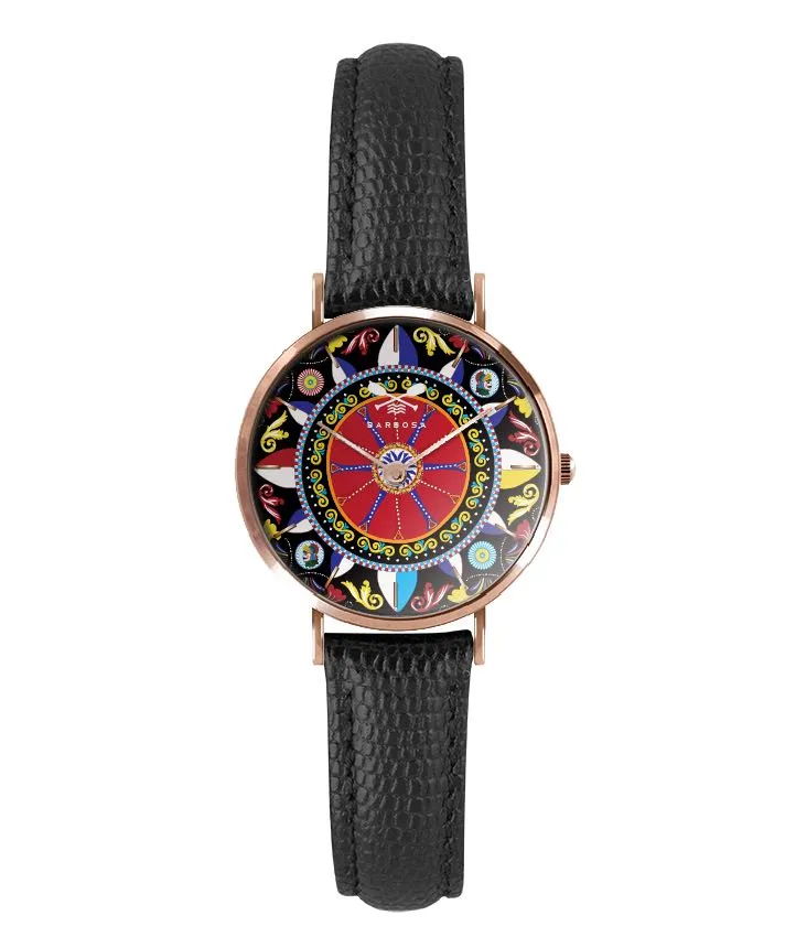 OROLOGIO SICILY MULTICOLOR dm. 28 NERO