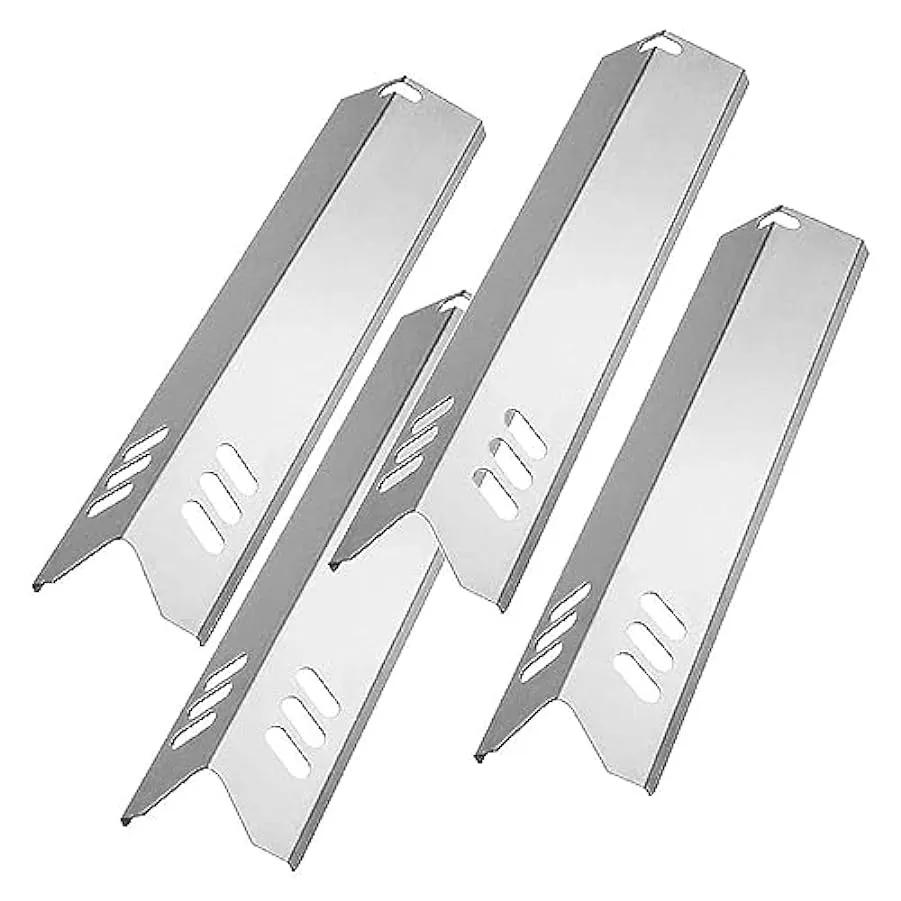 oueyfer 4 Pezzi Parti Ricambio per Griglia per Tenda Termica per Piastra Grill A Domatore Fiamma in Acciaio Inossidabile Scudo R