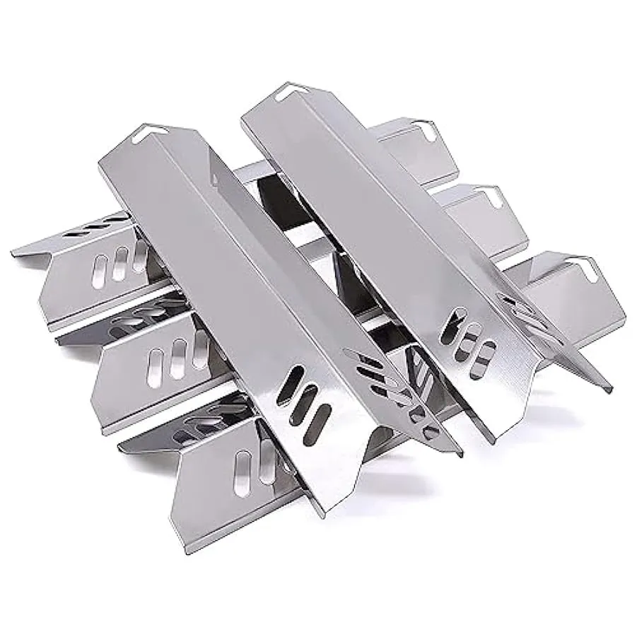 oueyfer 4 Pezzi Parti Ricambio per Griglia per Tenda Termica per Piastra Grill A Domatore Fiamma in Acciaio Inossidabile Scudo R