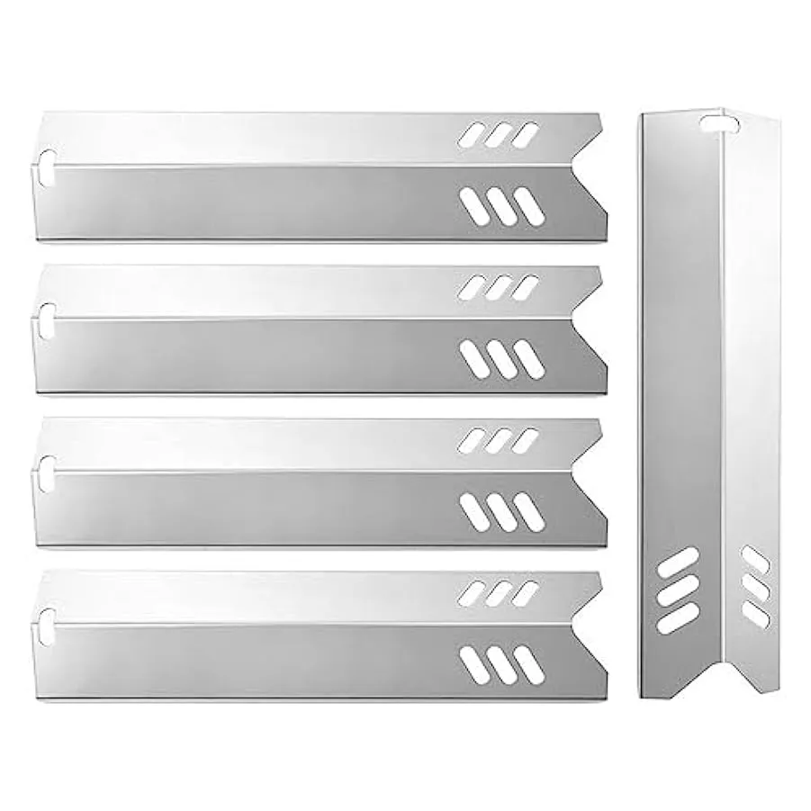 oueyfer 4 Pezzi Parti Ricambio per Griglia per Tenda Termica per Piastra Grill A Domatore Fiamma in Acciaio Inossidabile Scudo R