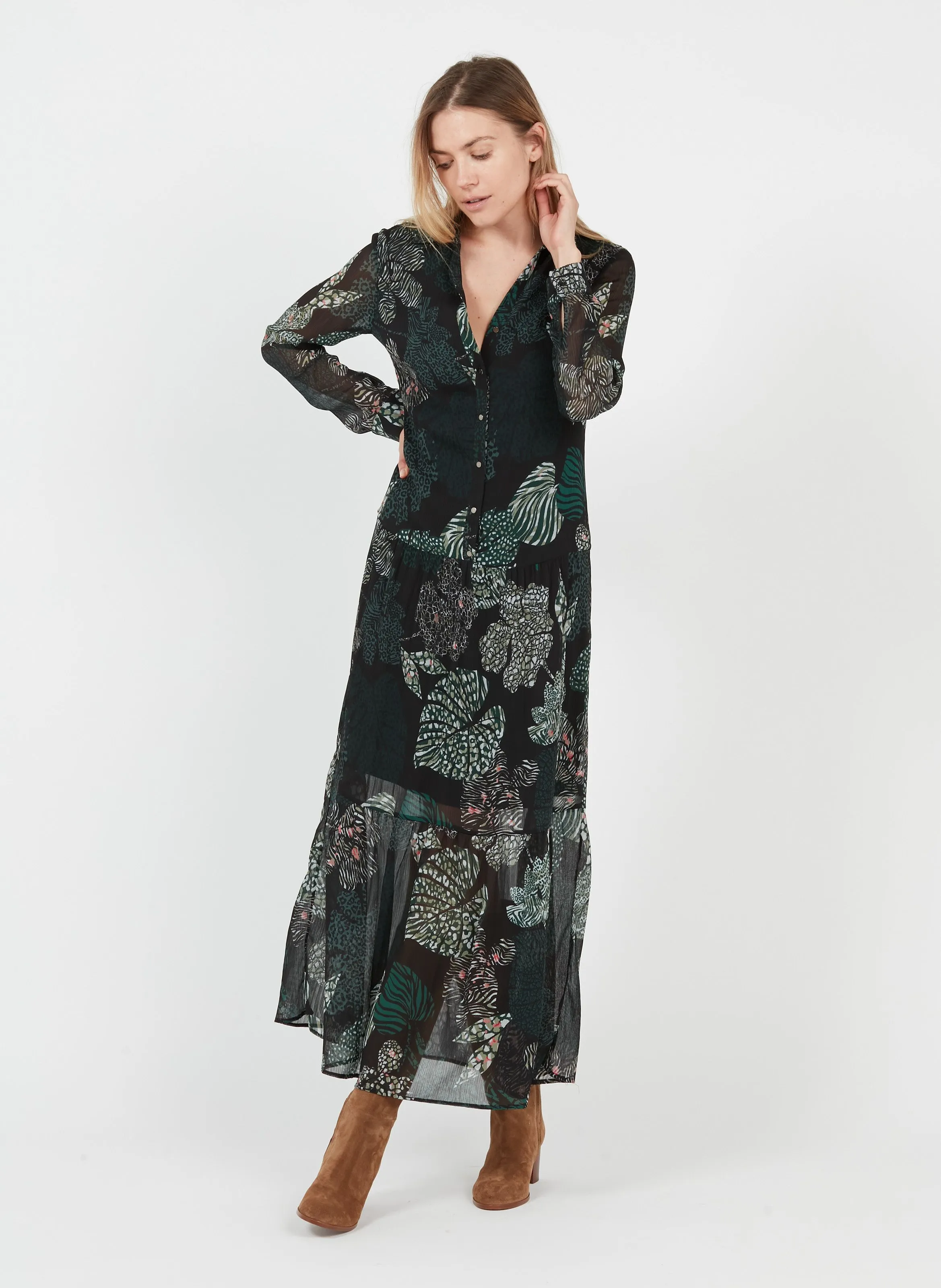  PABLO   LIZZIE - Stivali in pelle con tacco | Marrone