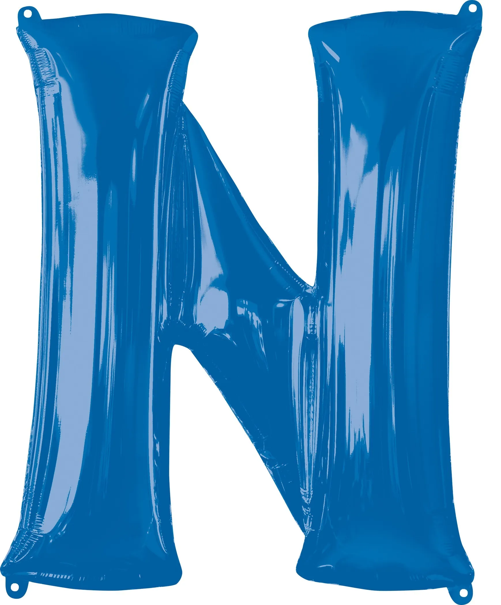 Palloncino Foil lettera N blu XL 86cm