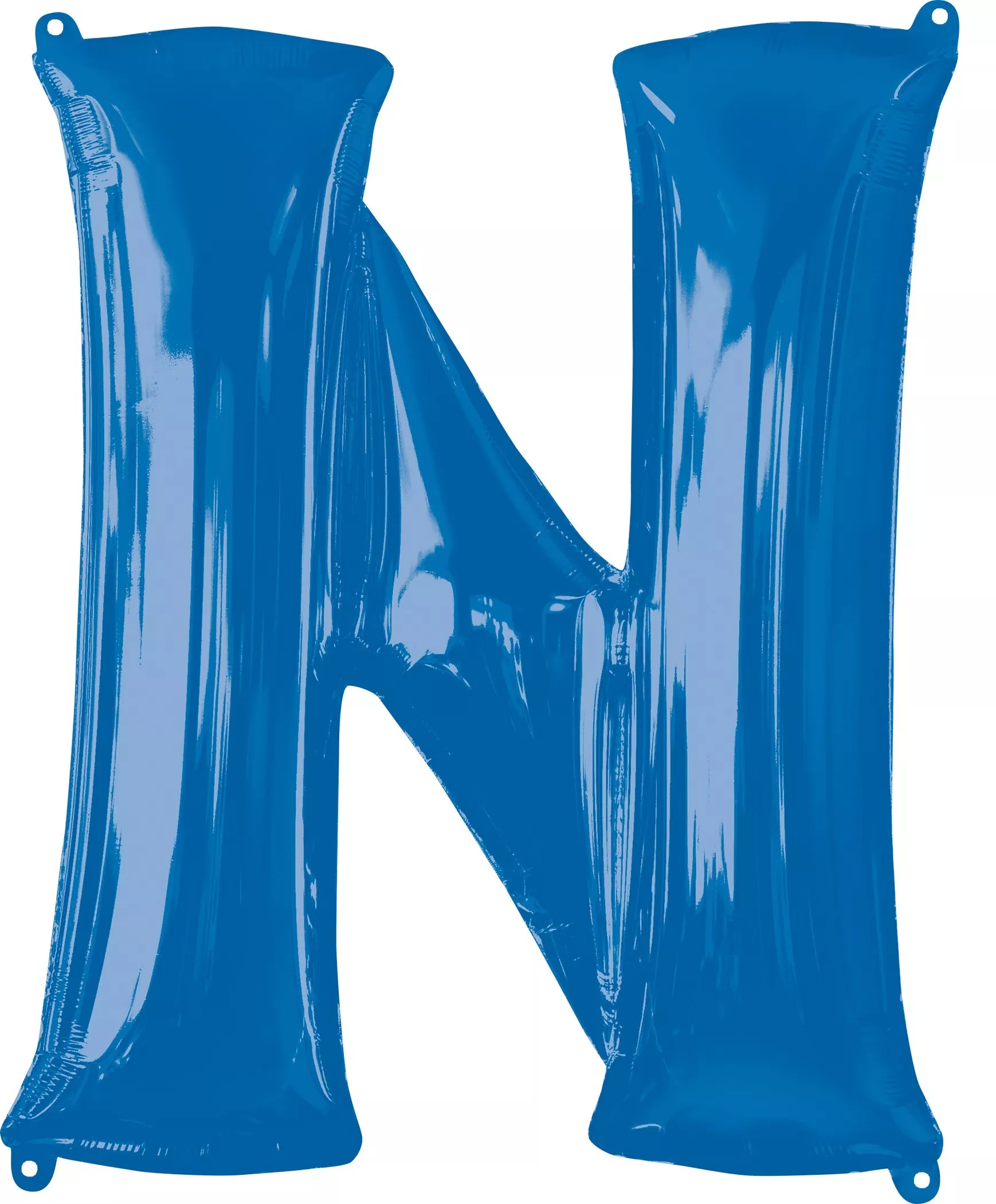 Palloncino Foil lettera N blu XL 86cm
