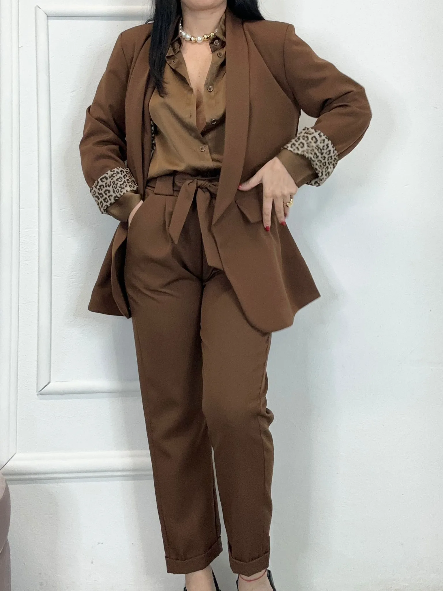 PANTALONE COMPLETO MON AMOUR 530  cioccolato
