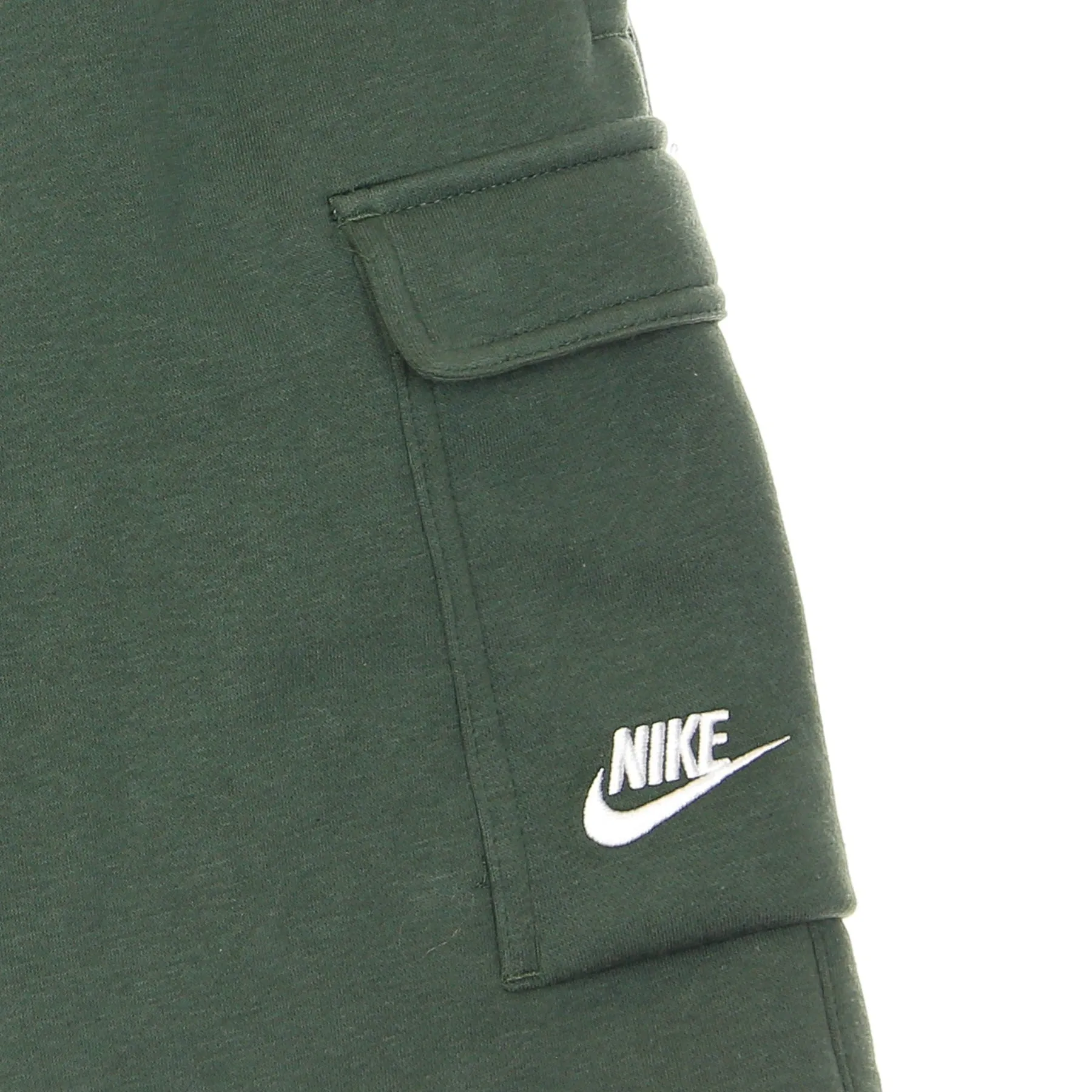 Pantalone Corto Tuta Felpato Uomo M Sportswear Club Basketball Cargo Short Galactic Jade/galactic Jade/white