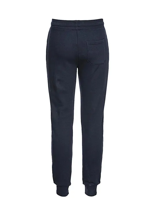 Pantalone In Felpa Navy Con Targ.