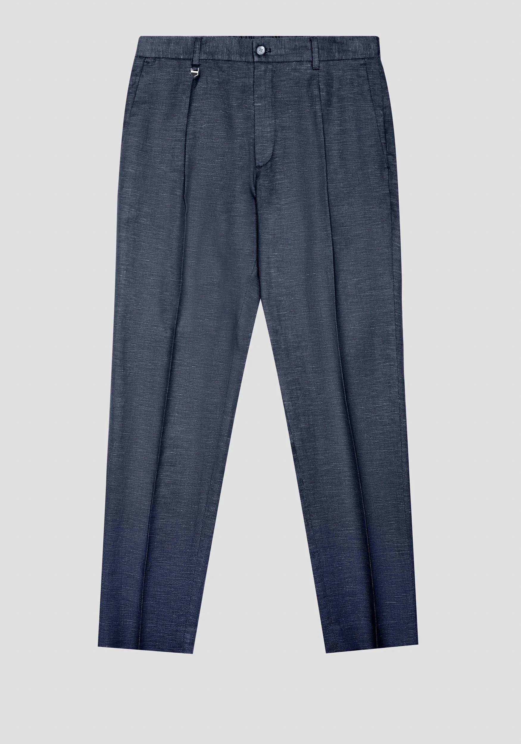 PANTALONI CARROT FIT “GUSTAF” IN COTONE ARMATURATO