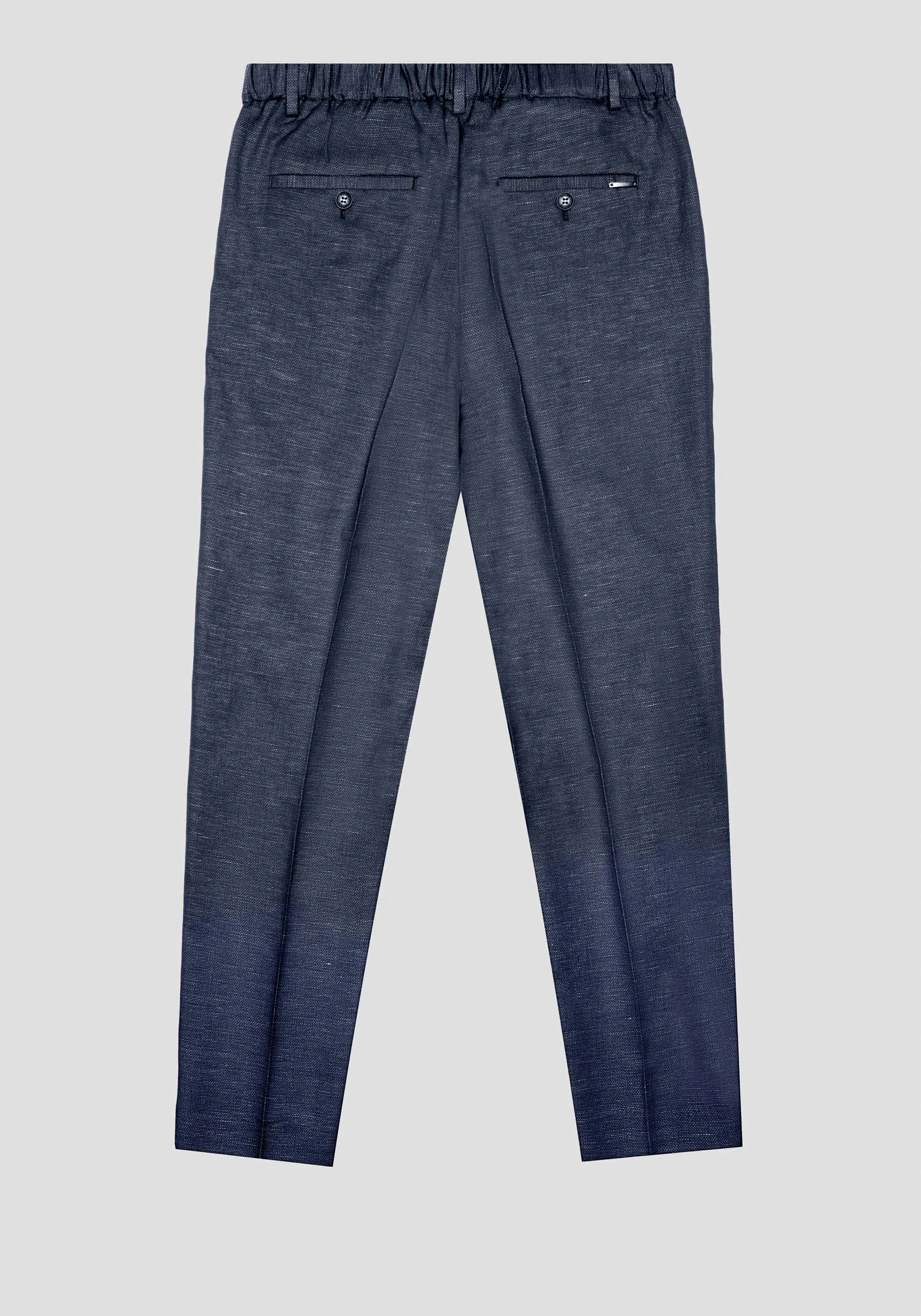 PANTALONI CARROT FIT “GUSTAF” IN COTONE ARMATURATO