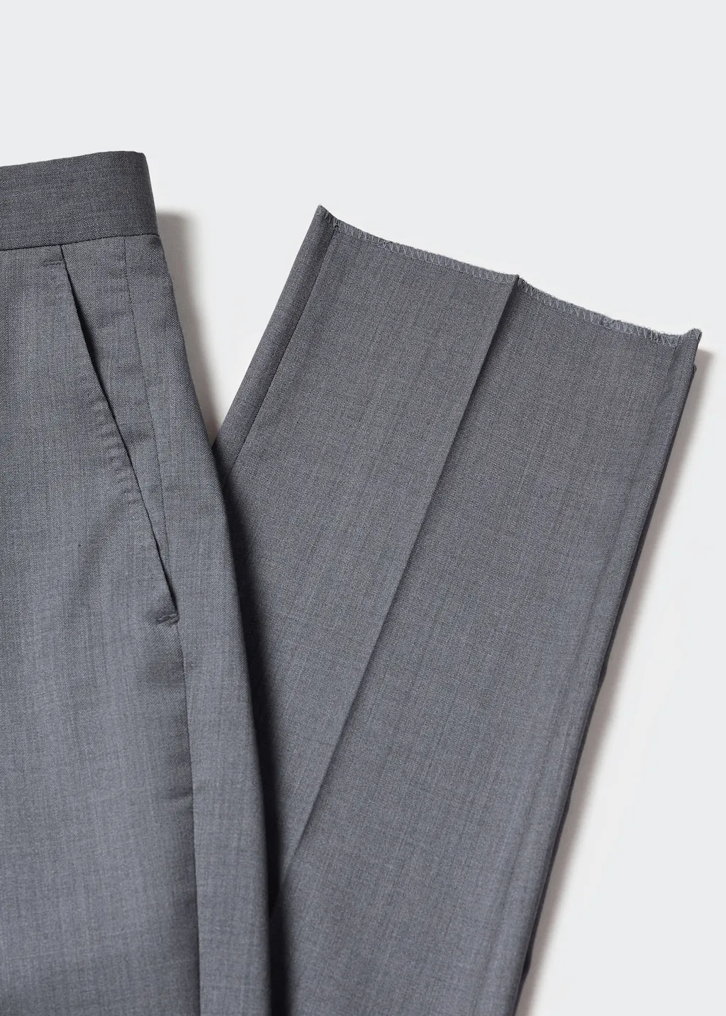 Pantaloni completo slim fit lana vergine